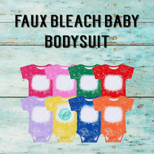 Load image into Gallery viewer, Faux Bleach Baby Bodysuit
