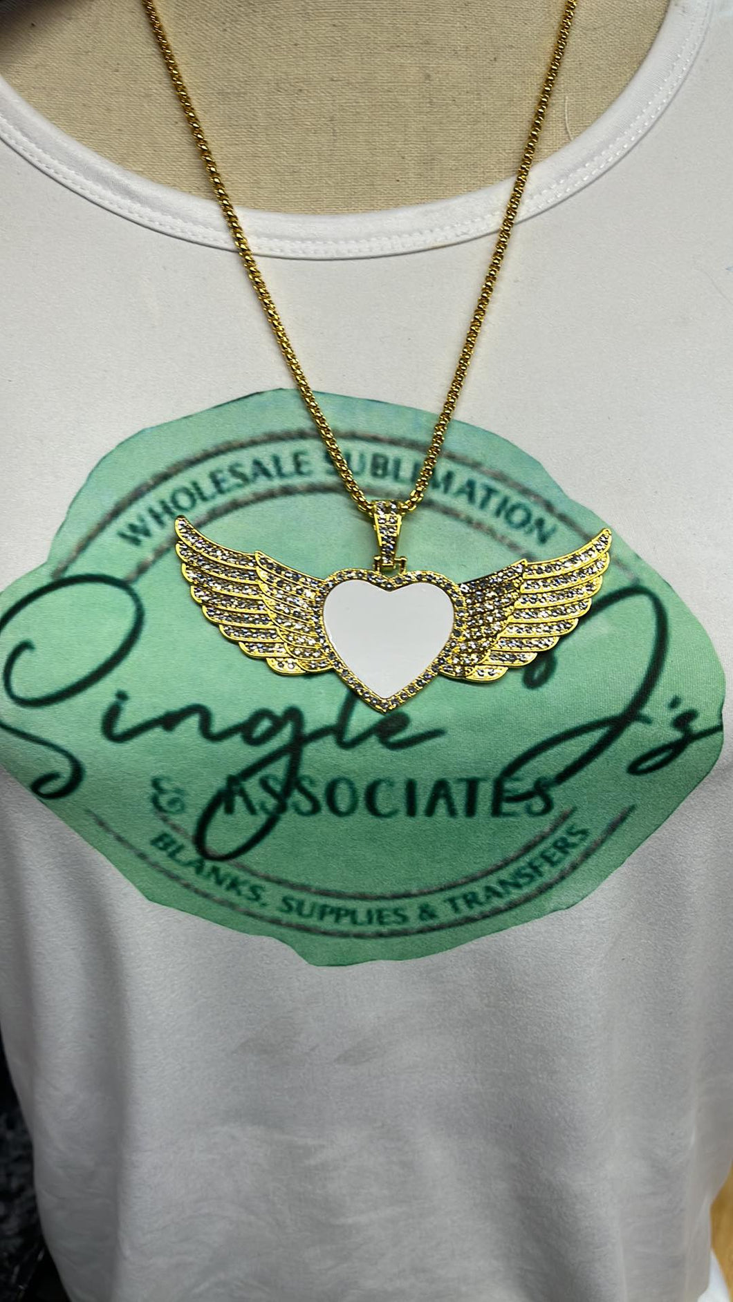 Heart Wing Necklaces