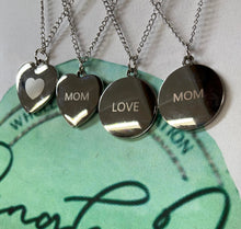 Load image into Gallery viewer, Mom and Love Charm Necklace
