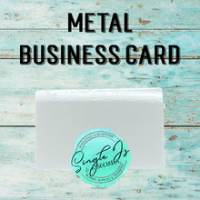 Load image into Gallery viewer, Aluminum Business Card
