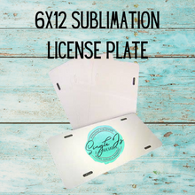 Load image into Gallery viewer, 6x12 Sublimation License Plate

