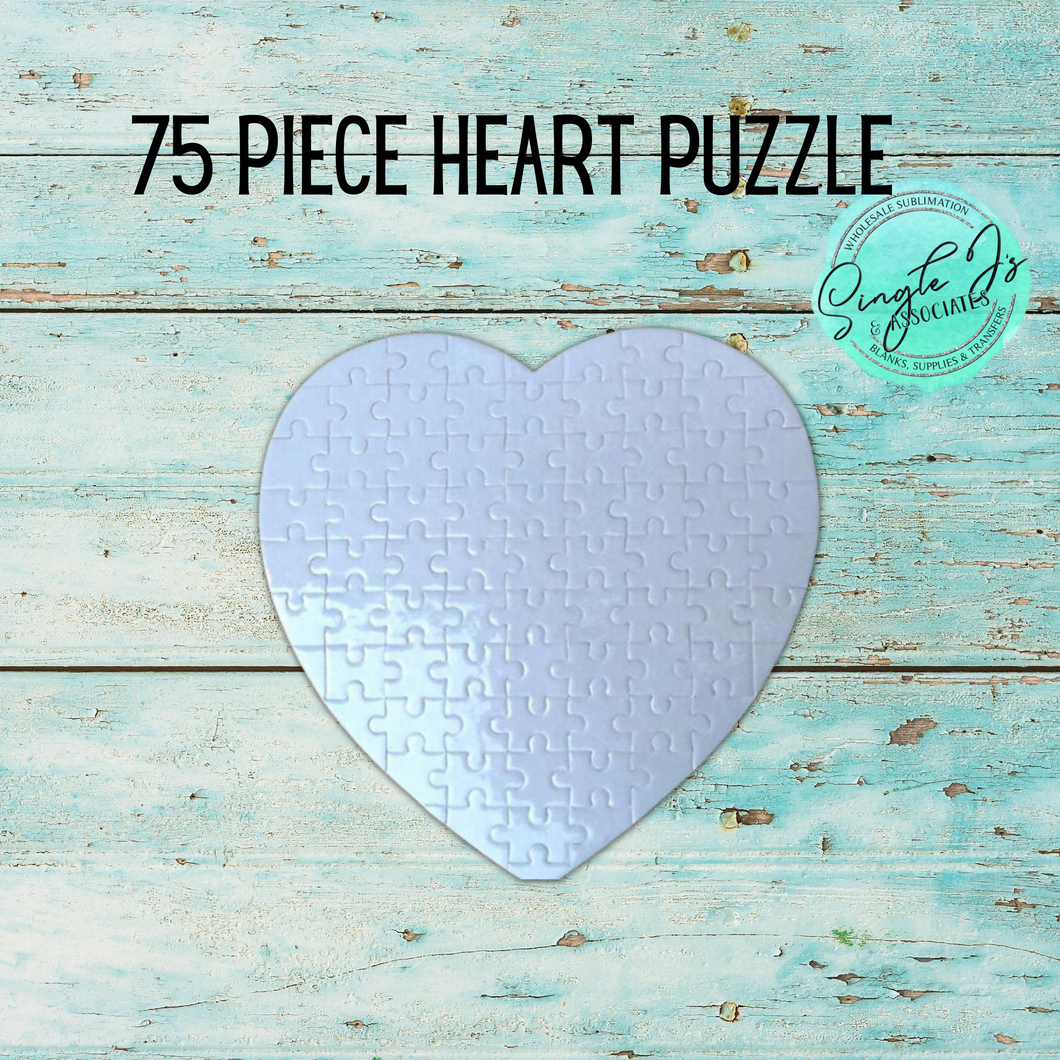 75 Piece Heart Puzzle