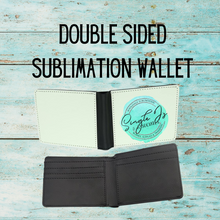 Load image into Gallery viewer, Double Sided Sublimation Wallet
