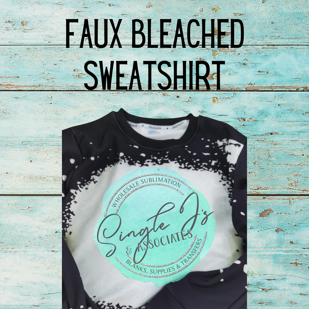 Faux Bleached Sweatshirt
