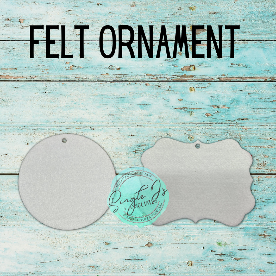 Felt Ornaments - 2 styles