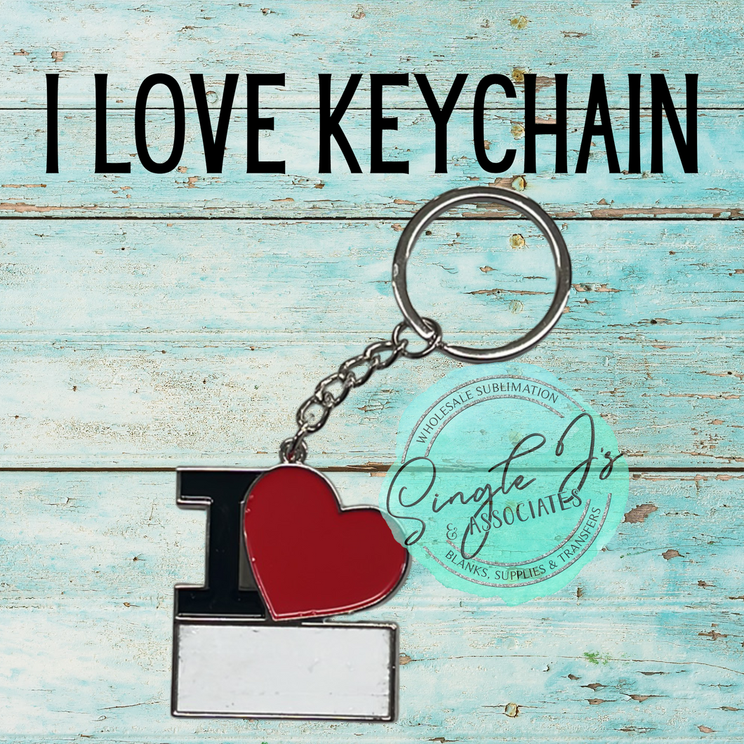 I Heart Keychain