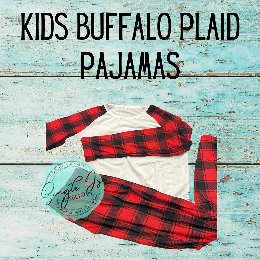 Kids Buffalo Plaid Pajamas