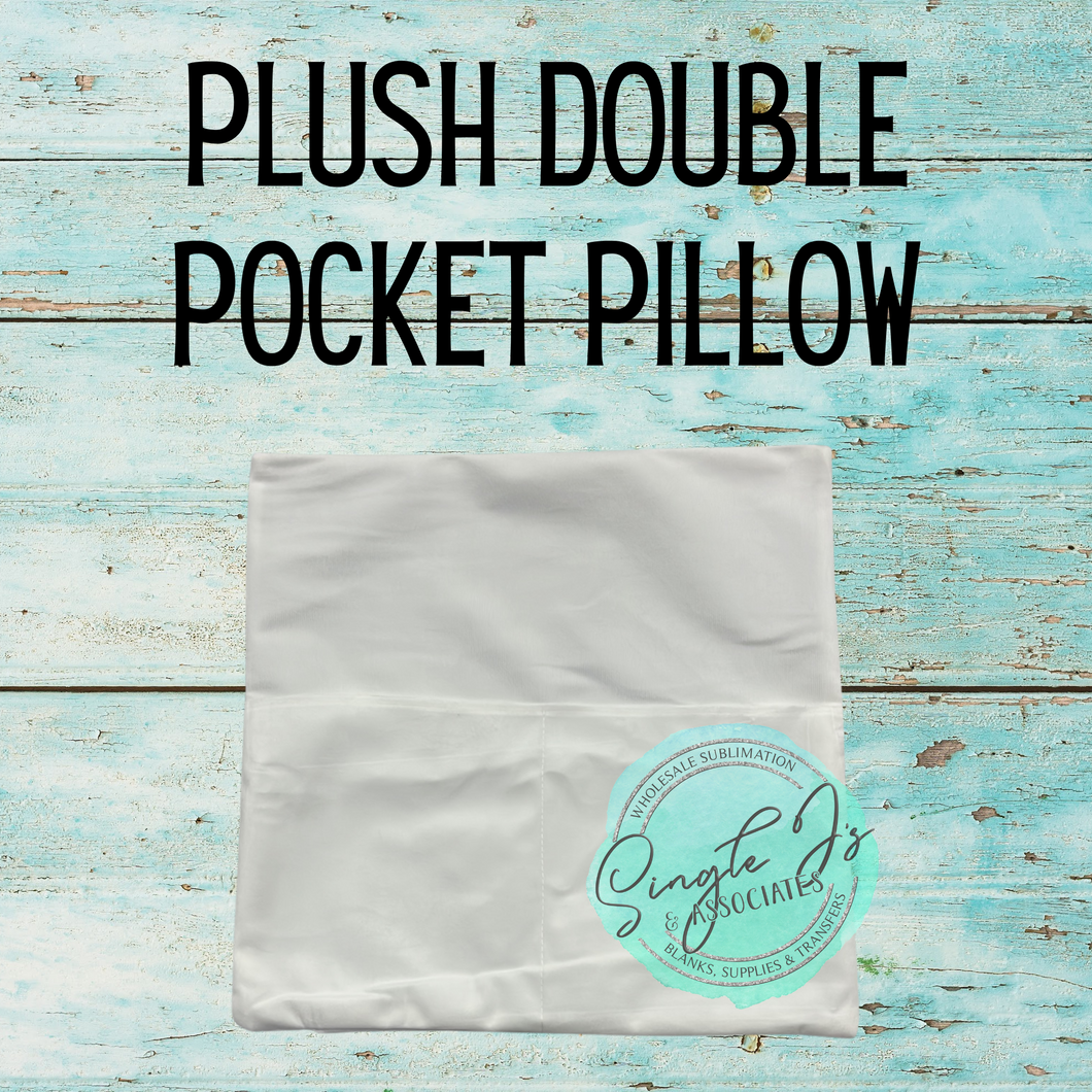 Plush Double Pocket Pillow