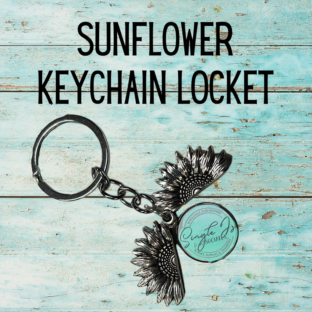 Sunflower Keychain locket