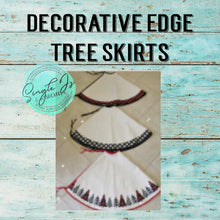 Load image into Gallery viewer, Decorative Edge Tree Skirts
