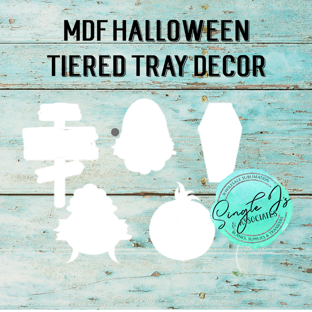MDF Halloween Tiered Tray Decor