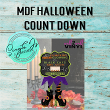 Load image into Gallery viewer, MDF Halloween count down
