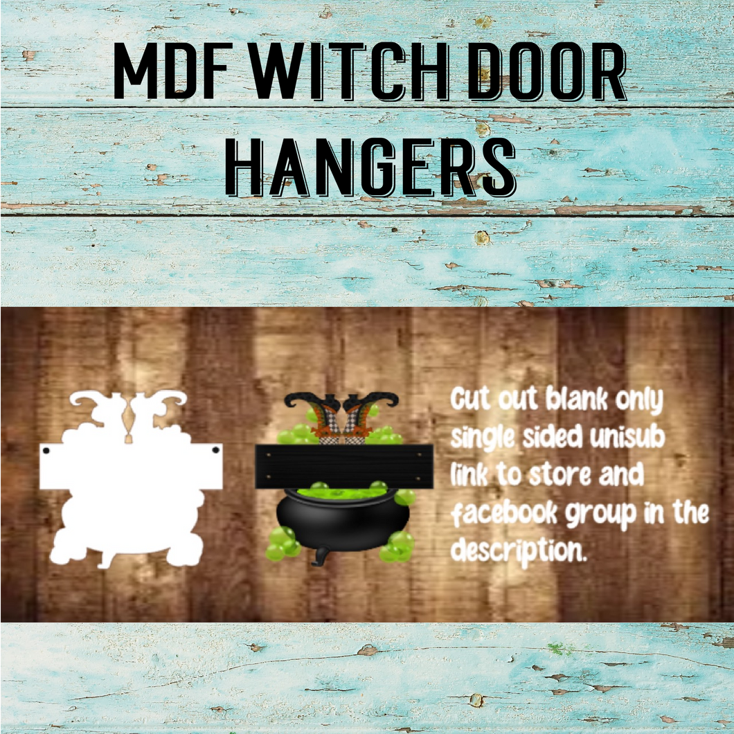 MDF Witch door hangers