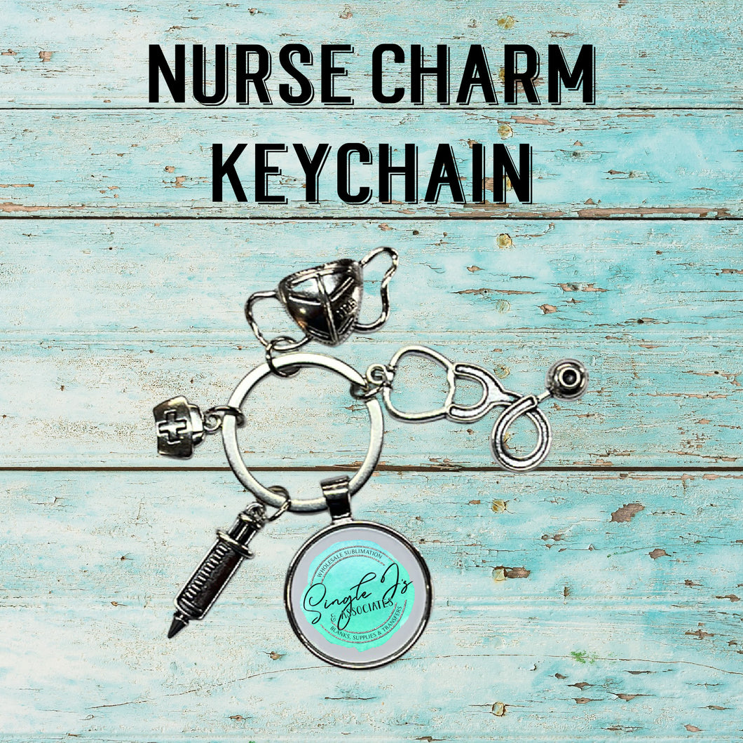 Nurse Charm Keychain