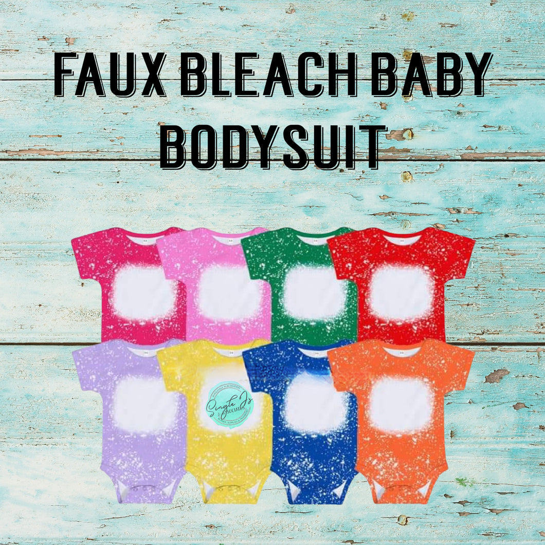 Faux Bleach Baby Bodysuit