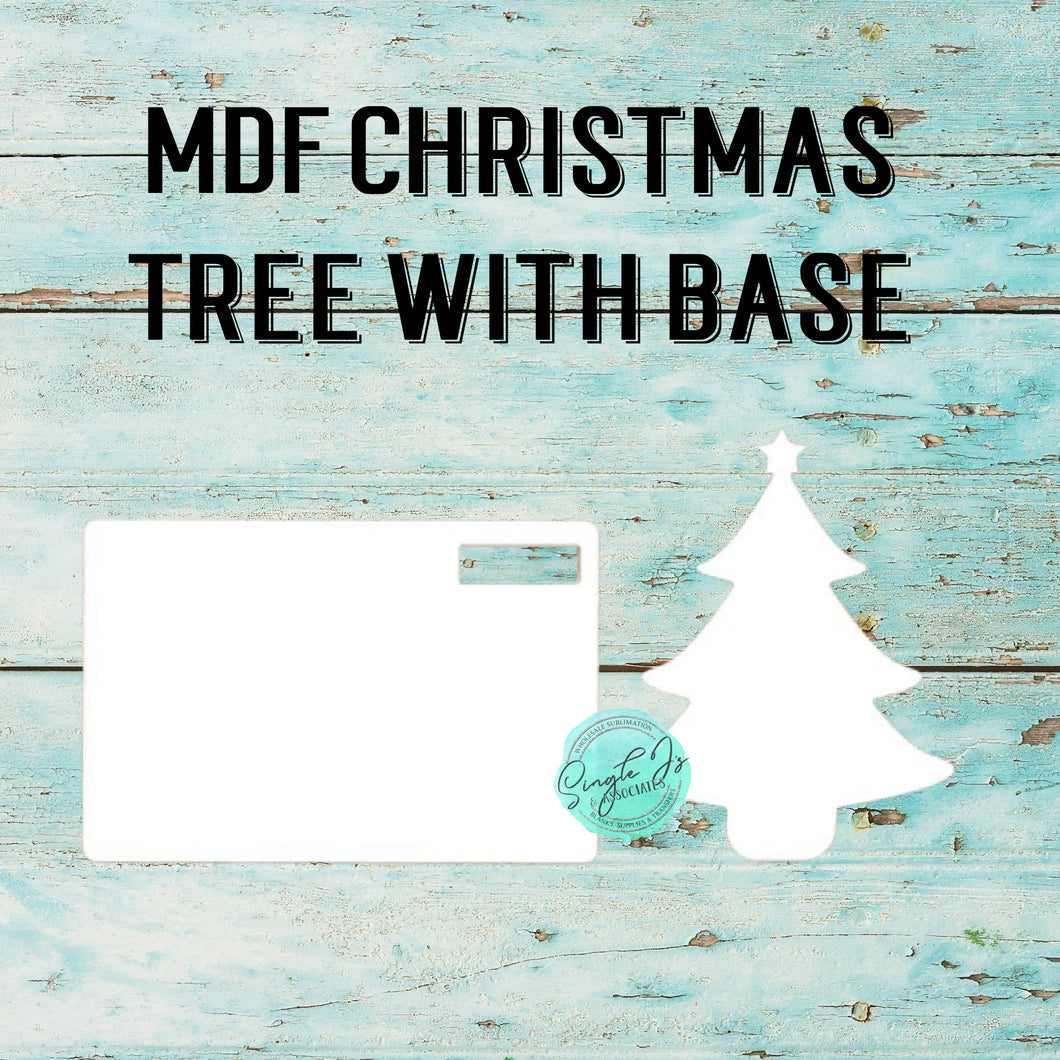 MDF Christmas Tree with base