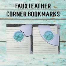 Load image into Gallery viewer, Faux Leather Corner Bookmarks
