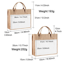 Load image into Gallery viewer, Jute Bag - 2 sizes
