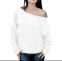 Load image into Gallery viewer, Off The Shoulder Long Sleeved Shirt
