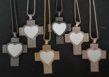 Load image into Gallery viewer, Cross heart necklace
