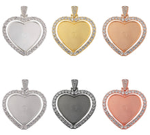 Load image into Gallery viewer, Rotating heart necklace style 2

