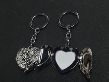 Load image into Gallery viewer, Angel Wing Locket Keychain
